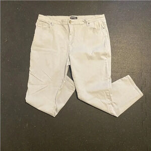 Buffalo David Bitton Womens Jeans Pants White Size 16/36 “Ivy" High Rise Skinny